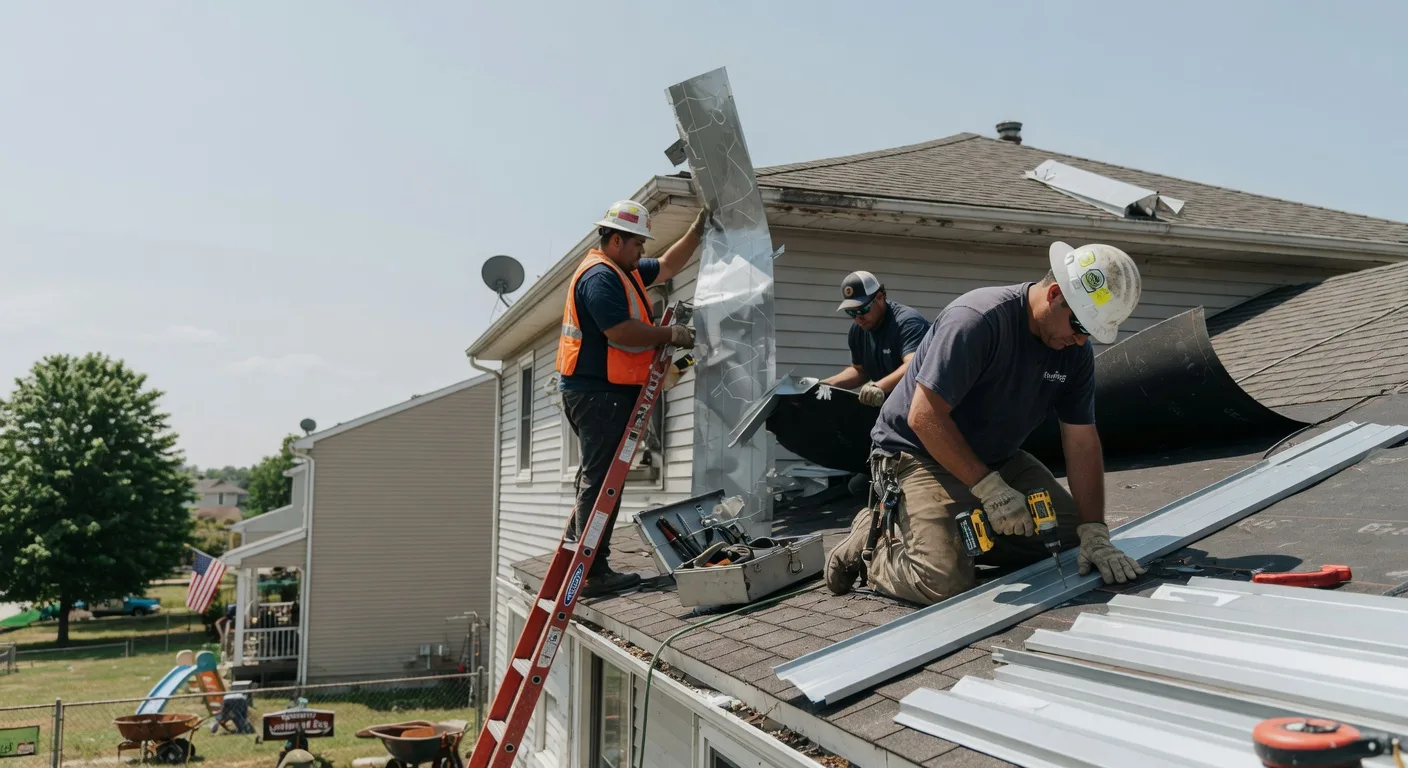 Storm Damage Metal Roof Repair in Parris Island, SC
